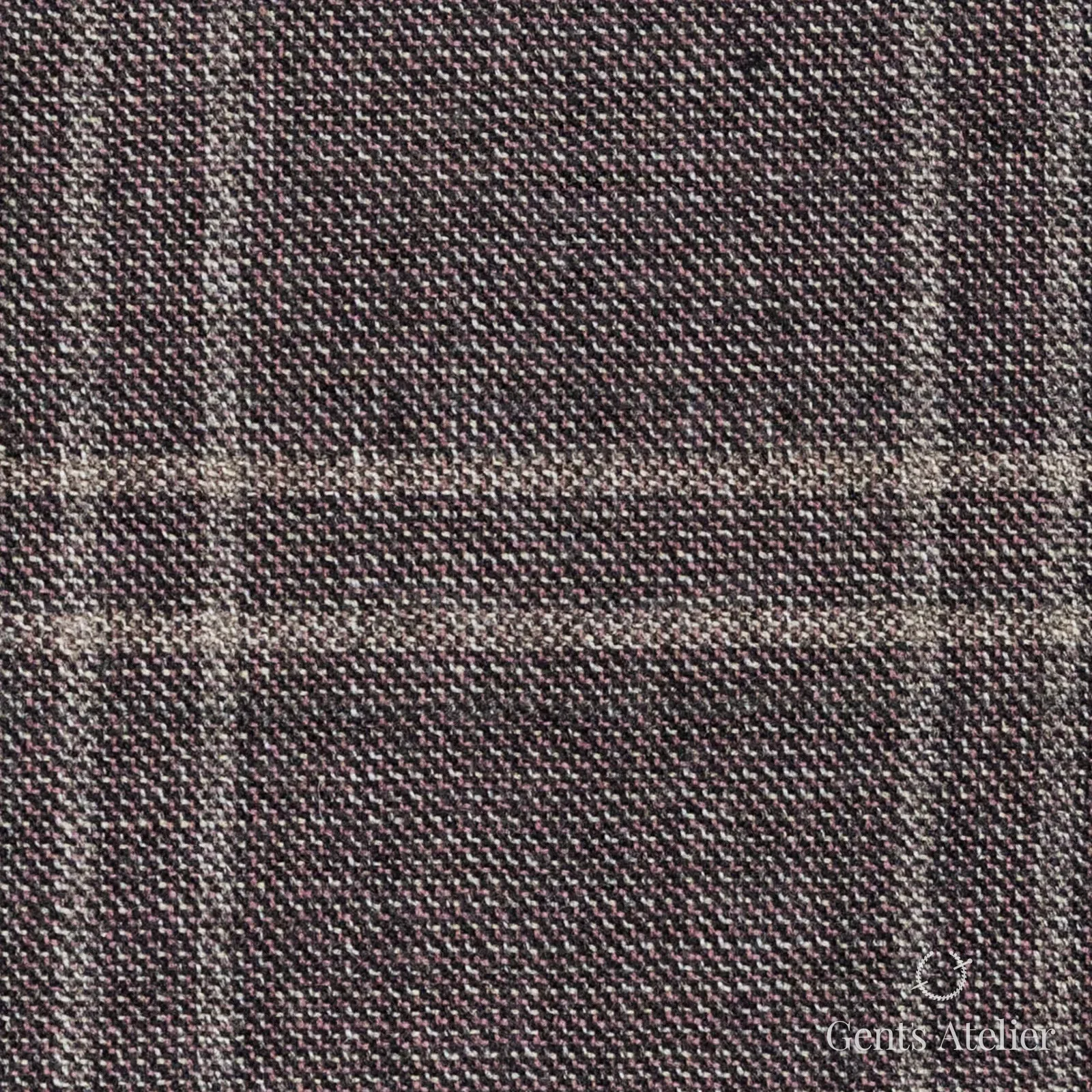 Костюмная ткань Marzoni 651 - 039 / 1200 — Redwood, оконная клетка, 95% шерсть, 5% кашемир