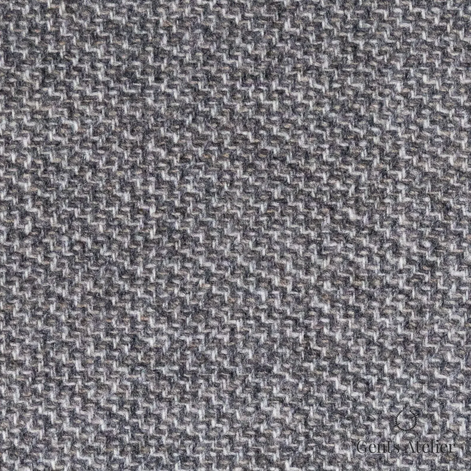 Костюмная ткань Marzoni 651 - 596 / 1500 — Серый, гусиная лапка, 90% шерсть, 10% кашемир