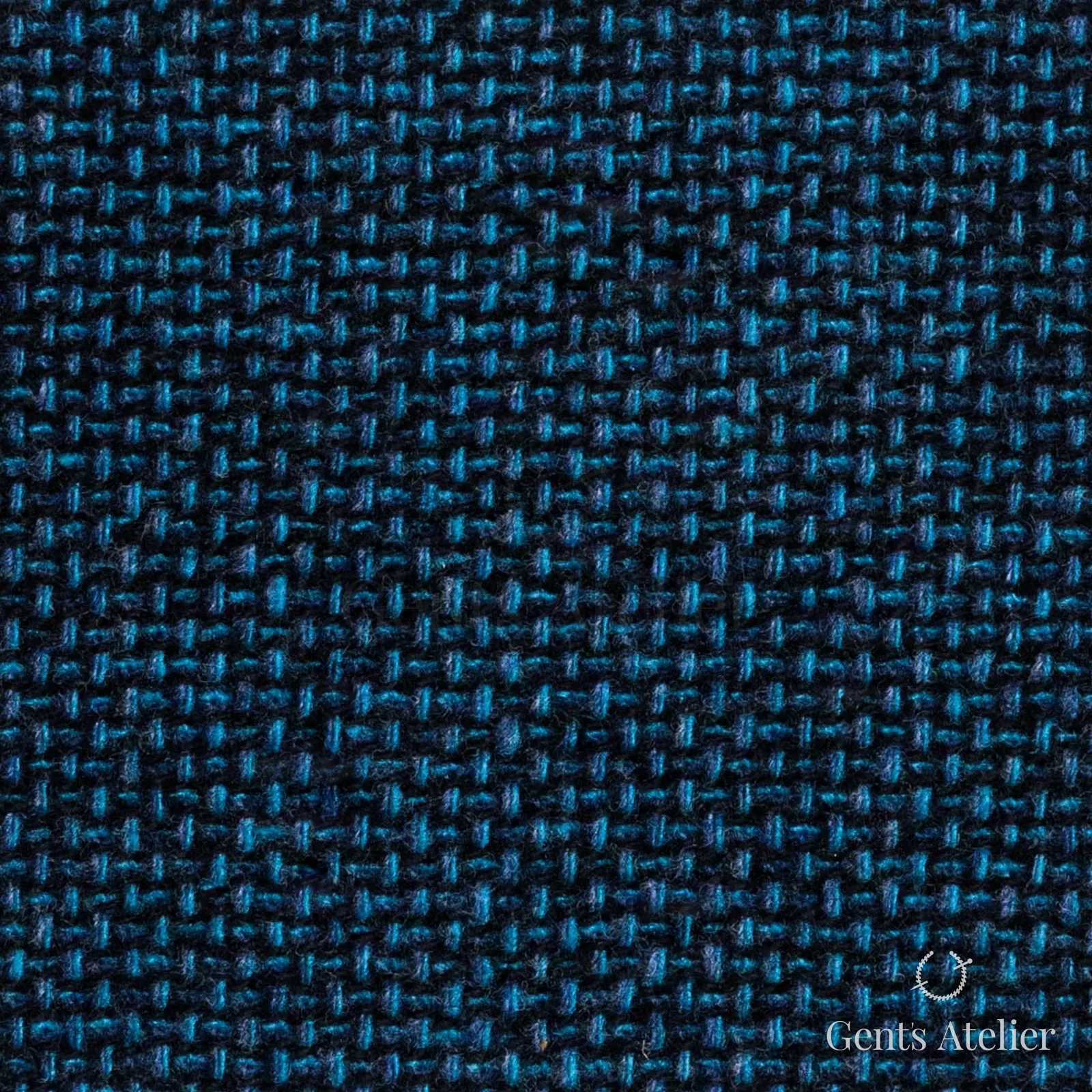 Костюмная ткань Marzoni 651 - 691 / 1500 — Teal, меланж, 90% шерсть, 10% кашемир