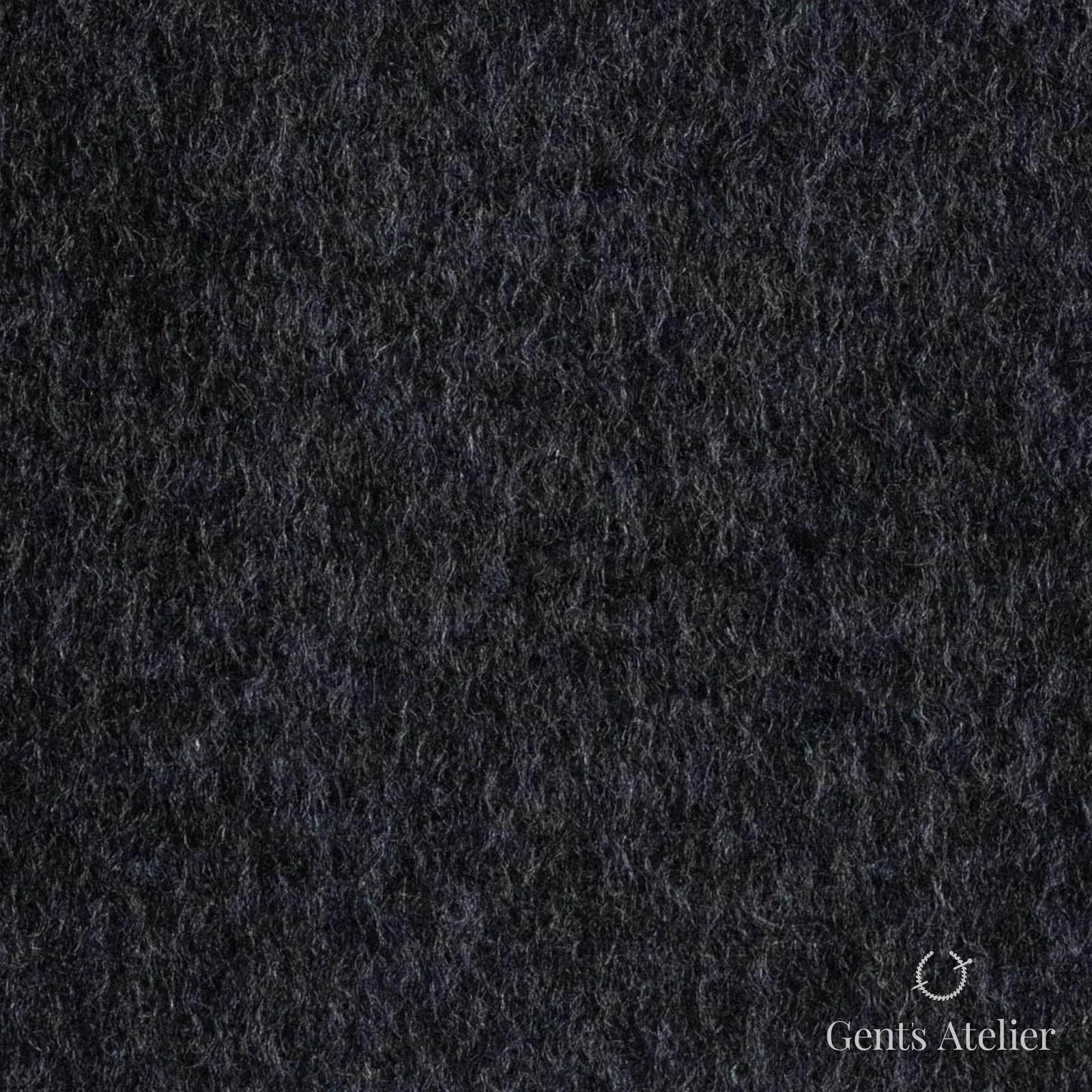 Костюмная ткань Marzoni 665 - 114 / 1600 — Антрацит, меланж, 90% шерсть, 10% кашемир