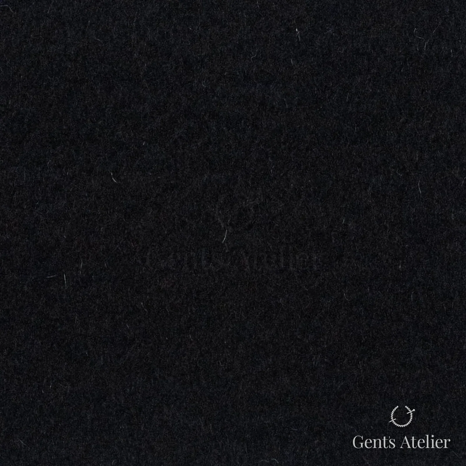 Костюмная ткань Marzoni 665 - 149 / 1600 — Чёрный, однотонная, 90% шерсть, 10% кашемир