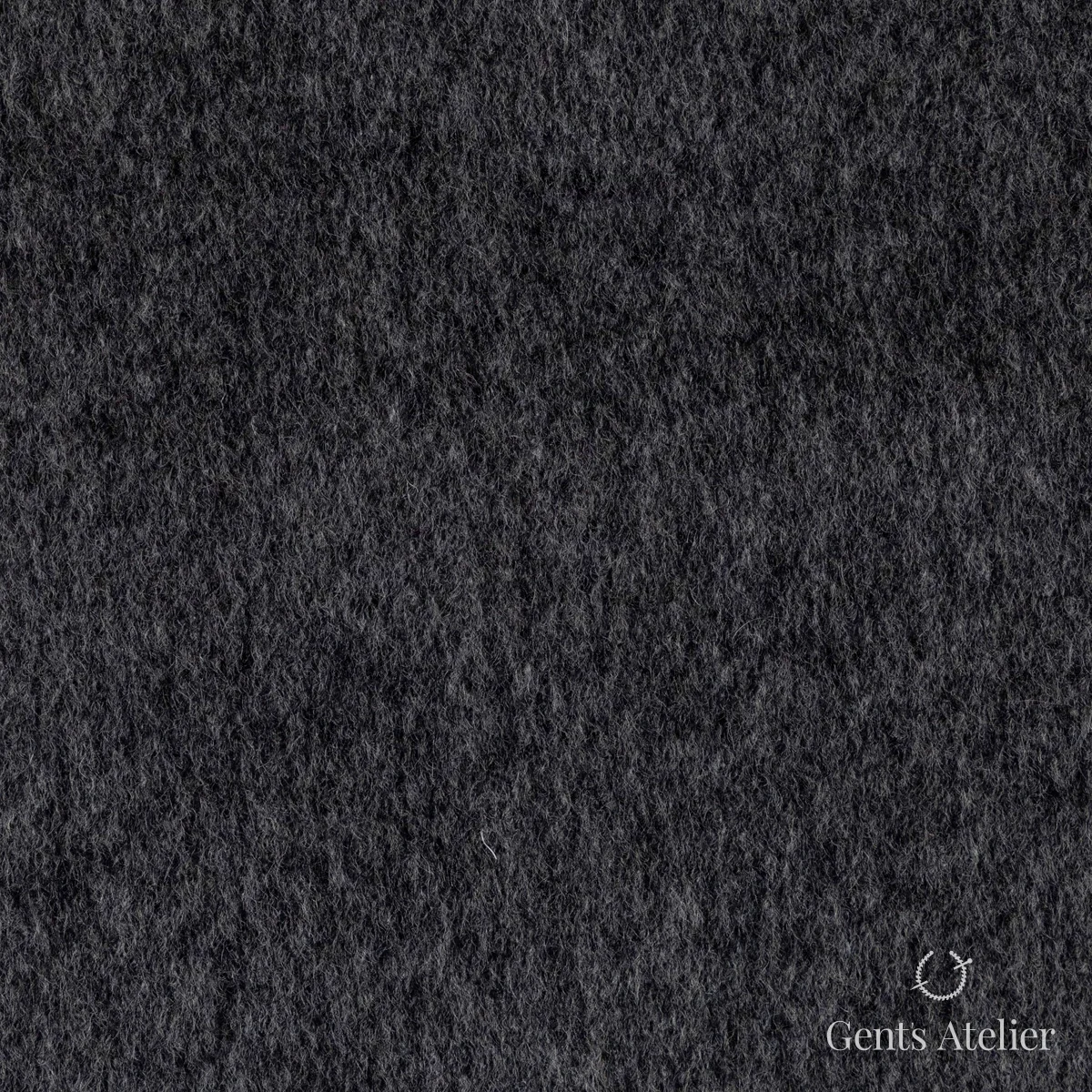 Пальто из Coatings TROC042 — тёмный графитовый меланж, 90% Шерсть, 10% Кашемир
