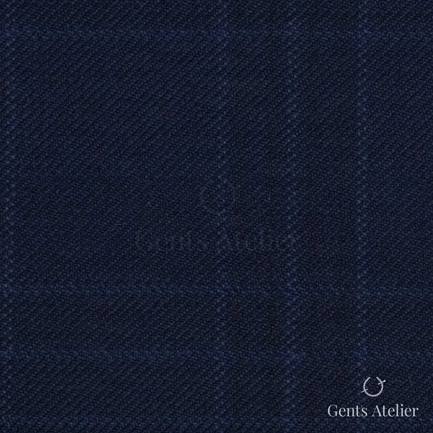 Костюм из Vitale Barberis Canonico TTV2615 — тёмно-синий виндоупейн, 100% Шерсть