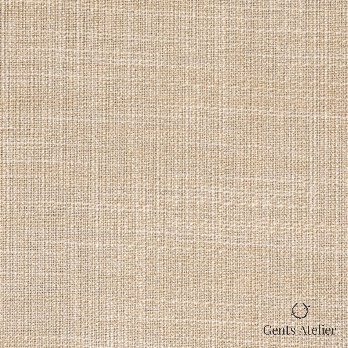 Костюм из Sienna JX4299 — песочно-бежевый с фактурой льна, 35% Шерсть, 50% Вискоза, 10% Лён, 5% Шёлк