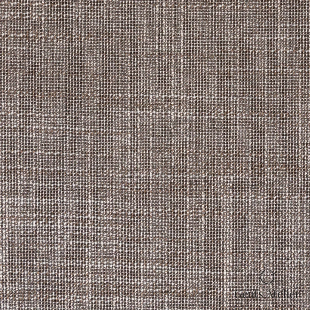 Костюм из Sienna JX4300 — серо-коричневый меланж, 35% Шерсть, 50% Вискоза, 10% Лён, 5% Шёлк