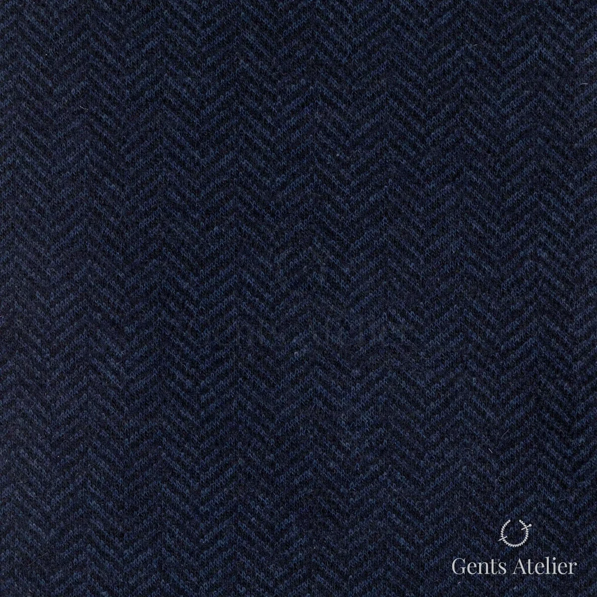 Пальто из Soft Coats and Knits TRC4230 — тёмно-синий меланжевый зигзаг, 36.3% Полиэстер, 27.6% Шерсть, 25% Хлопок, 11.1% Вискоза