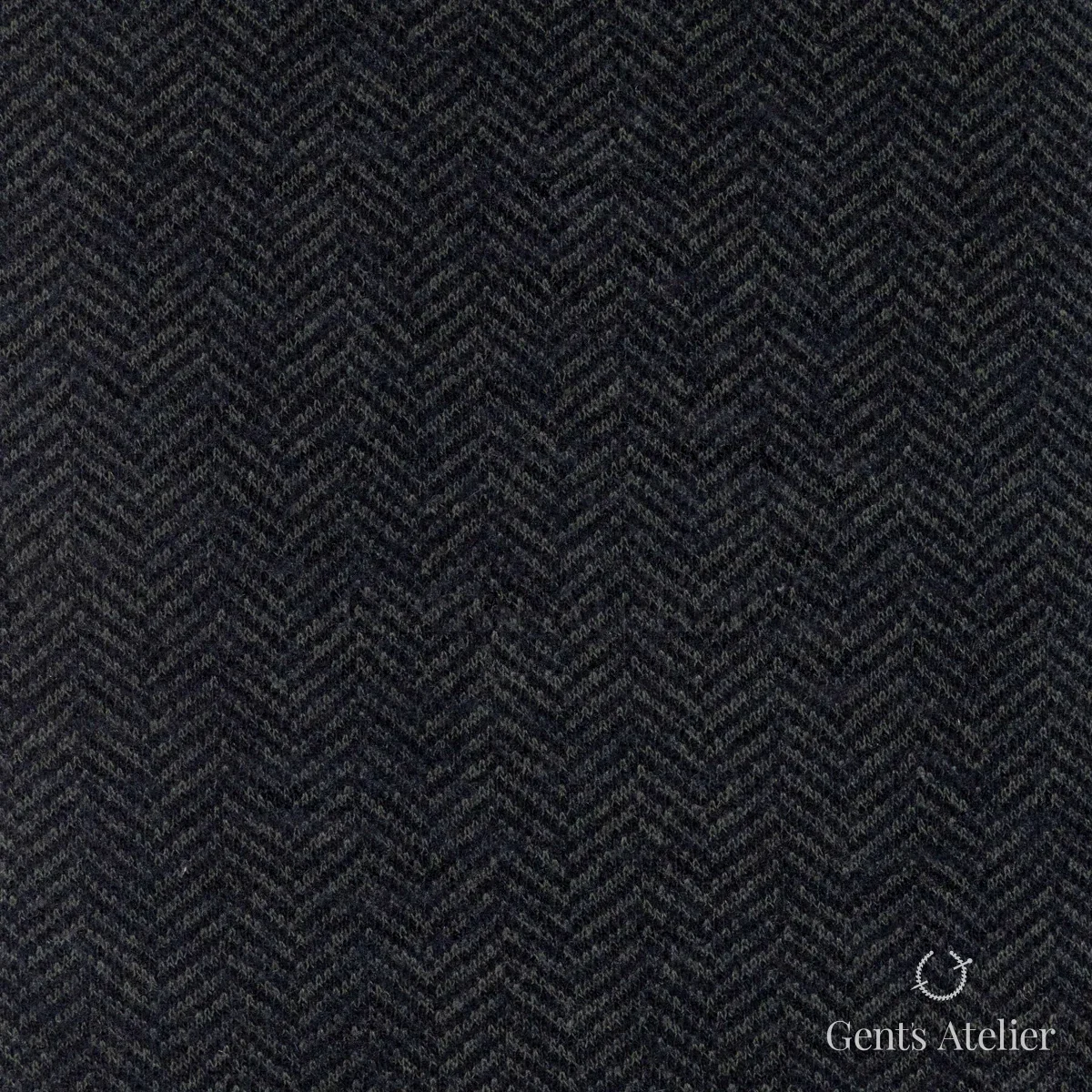 Пальто из Soft Coats and Knits TRC4231 — тёмный графитово-синий с серо-зелёным зигзагом, 36.3% Полиэстер, 27.6% Шерсть, 25% Хлопок, 11.1% Вискоза