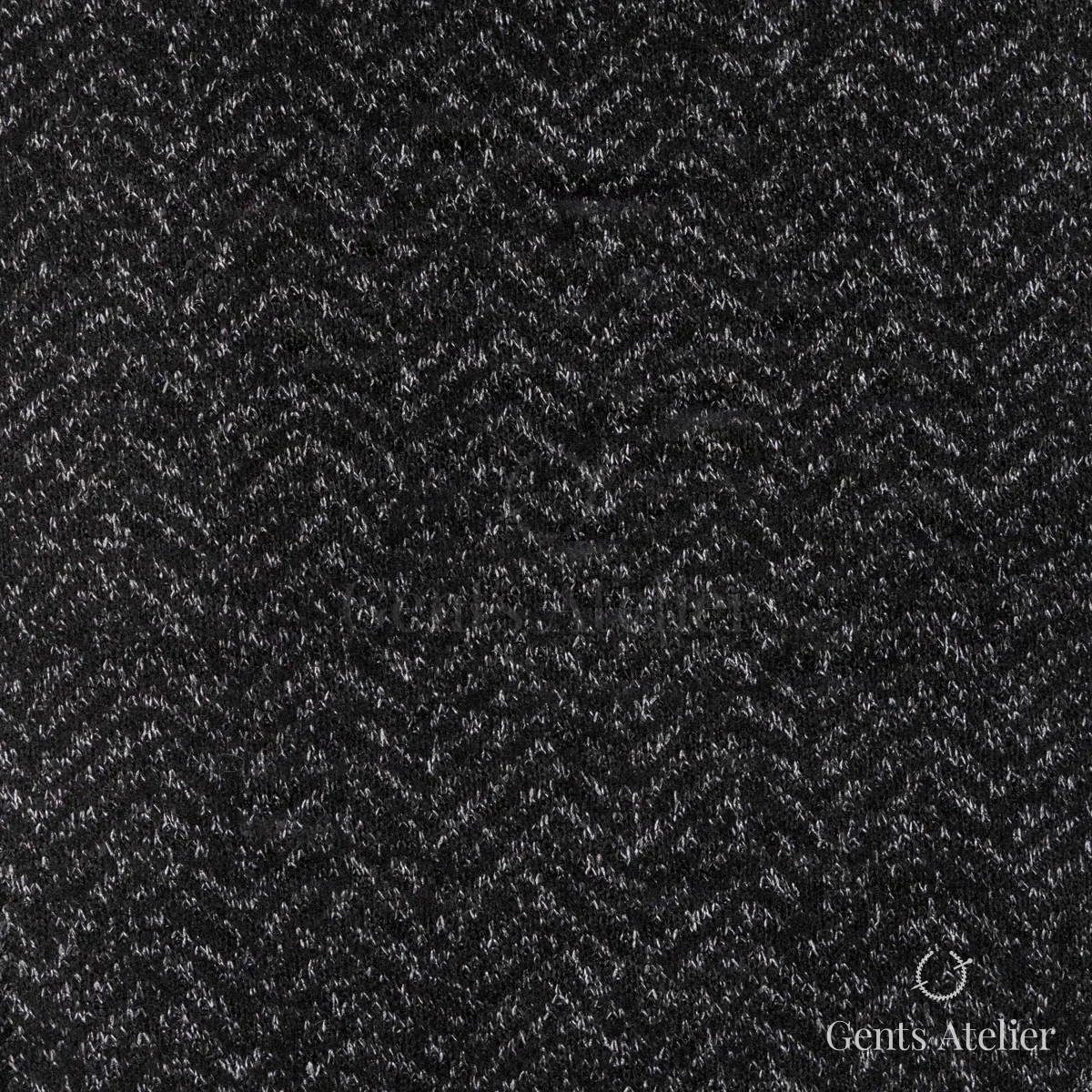 Пальто из Soft Coats and Knits TRC4233 — тёмно-серый с меланжевым зигзагом, 90.8% Полиэстер, 9.2% Шерсть