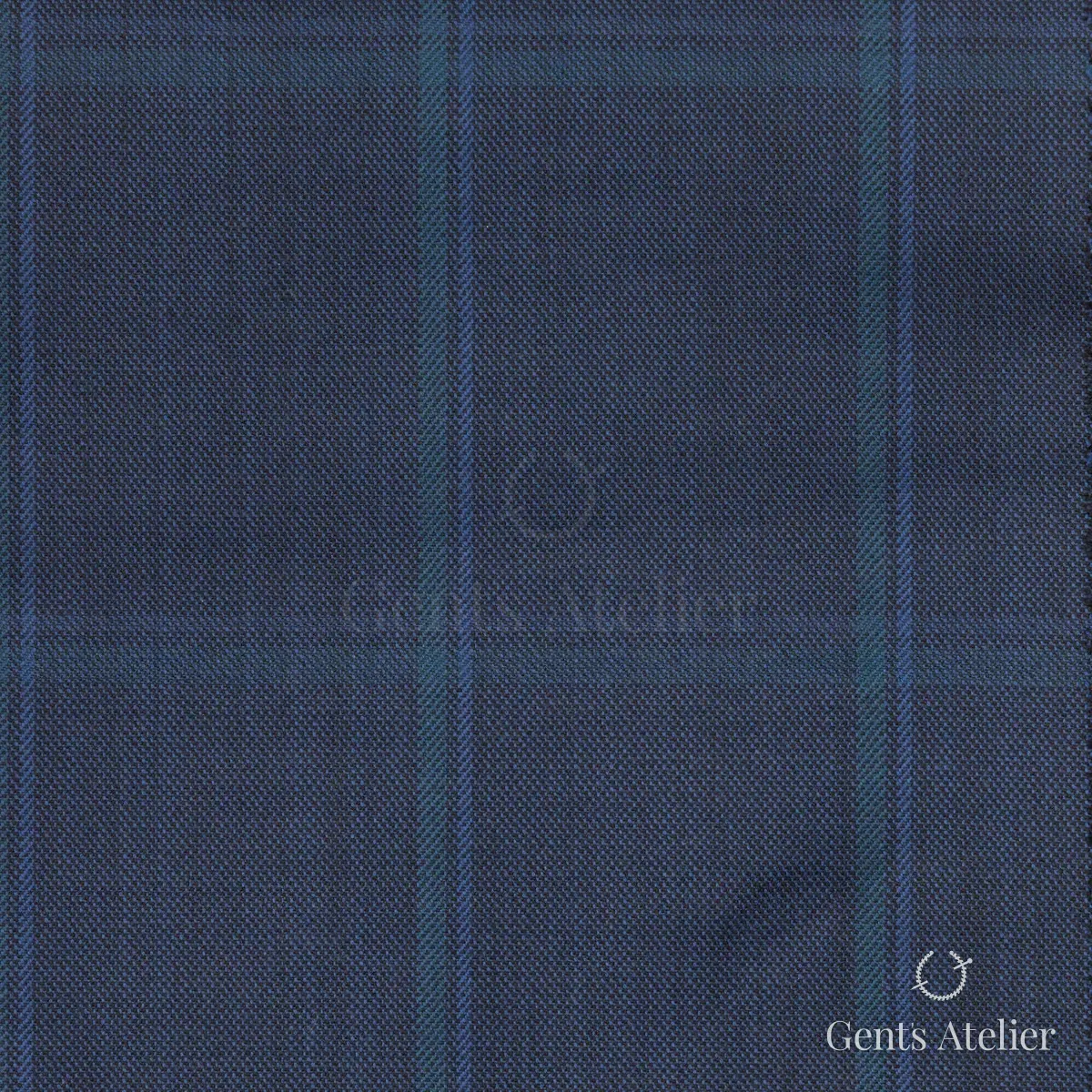 Костюм из Stylbiella 35005/18 — тёмно-синий, 100% шерсть