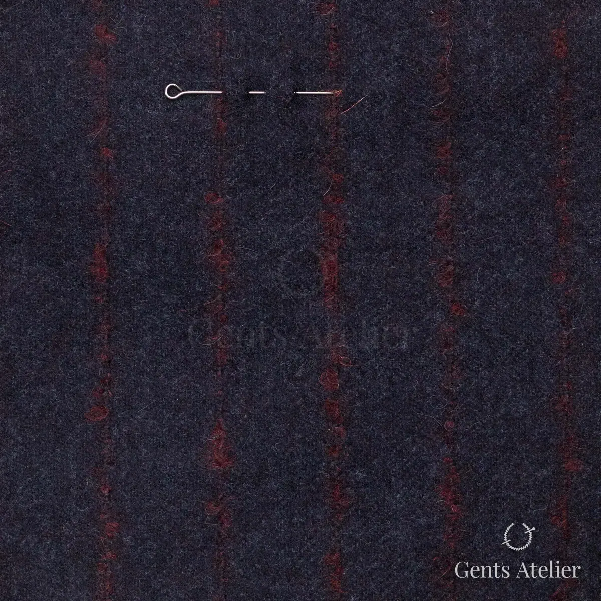 Зимний костюм из Stylbiella 37046/18 — тёмно-синий, 100% шерсть
