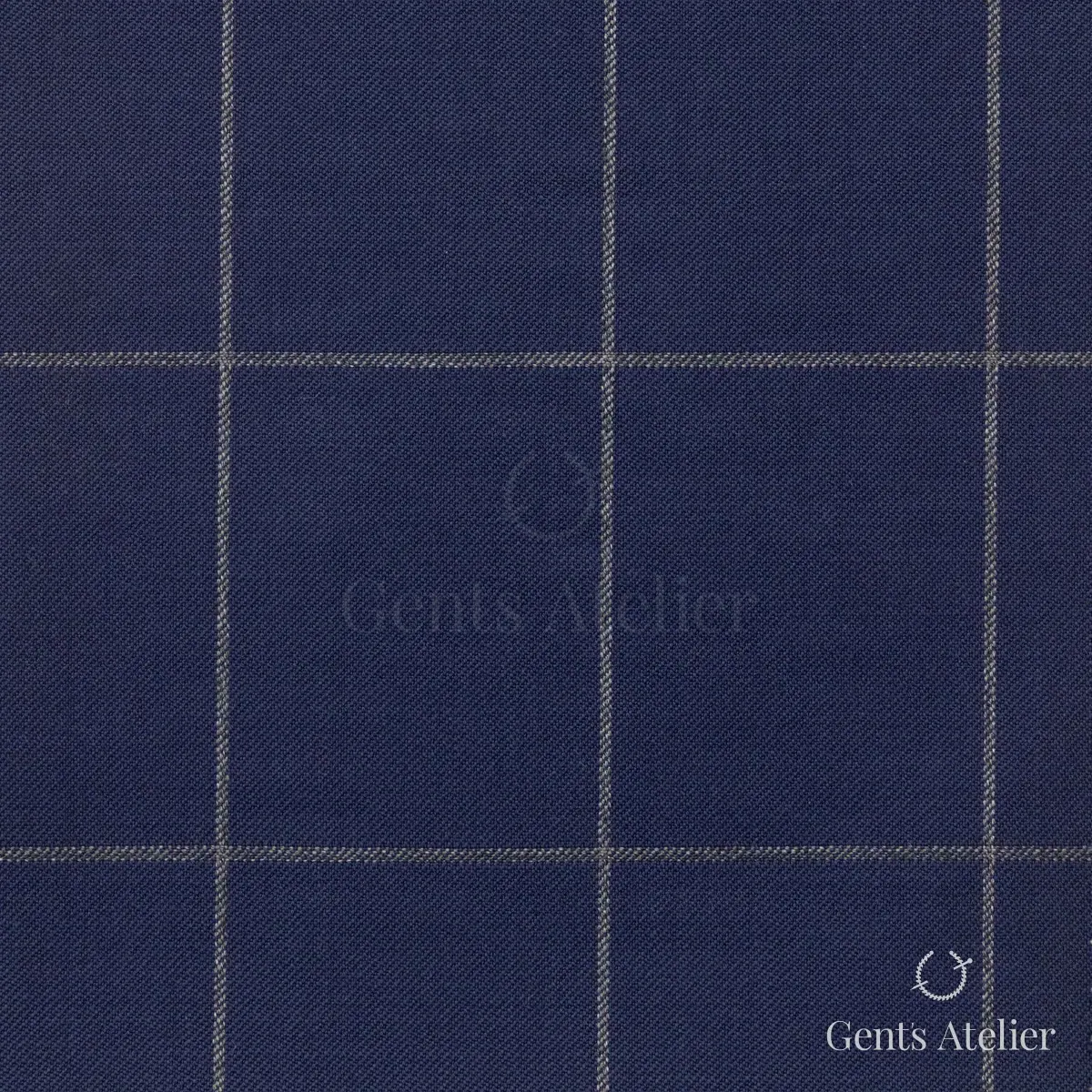 Костюм из Stylbiella 40004/13 — тёмно-синий, 100% шерсть