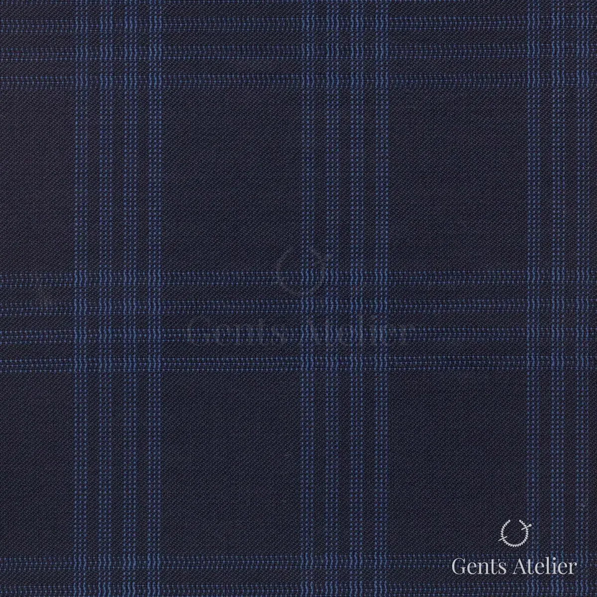 Костюм из Stylbiella 40027/13 — тёмно-синий, 100% шерсть