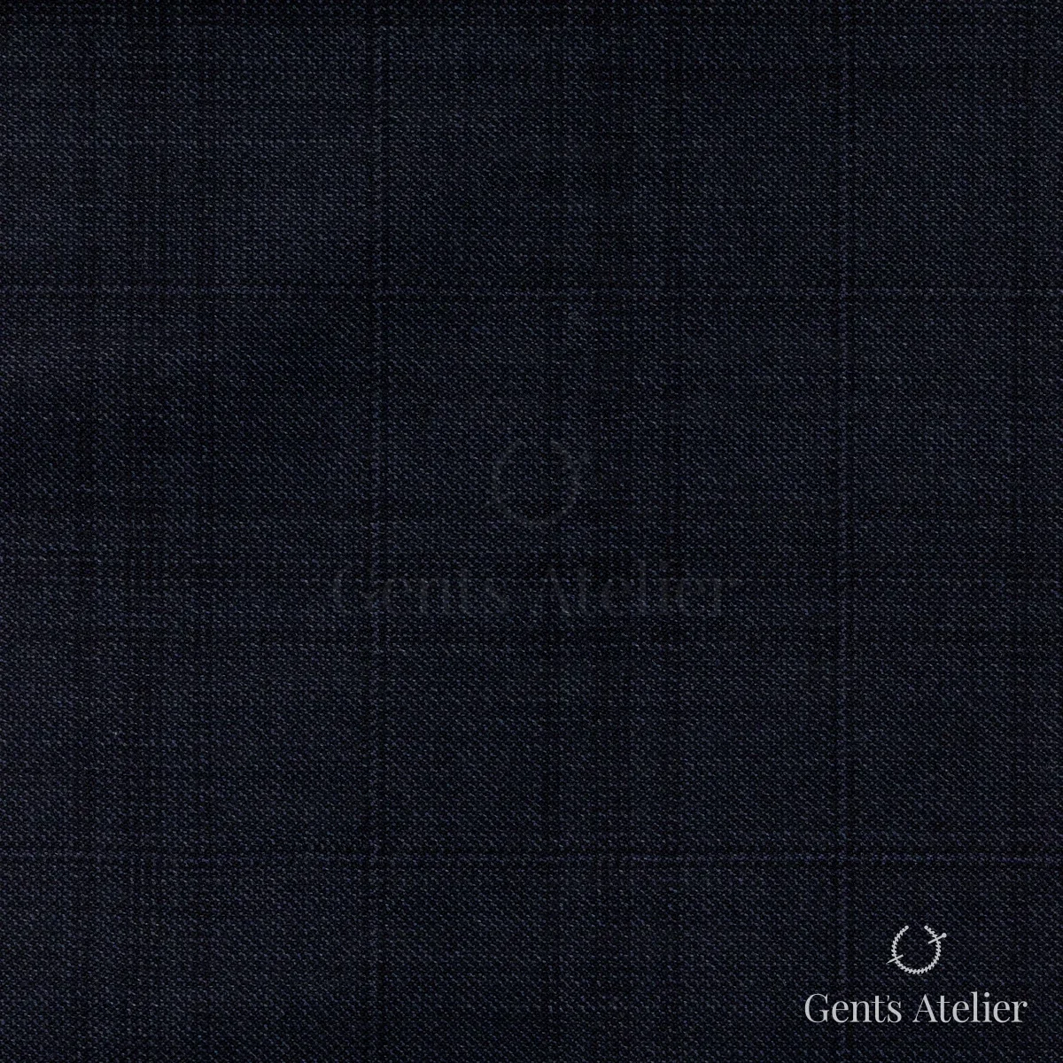 Костюм из Stylbiella 34796 — тёмно-синий в тональную клетку виндоупейн, 100%WO