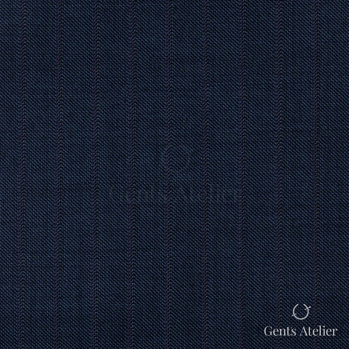 Костюм из Stylbiella 34817 — тёмно-синяя ёлочка с бордовой прошивной нитью, 100%WO