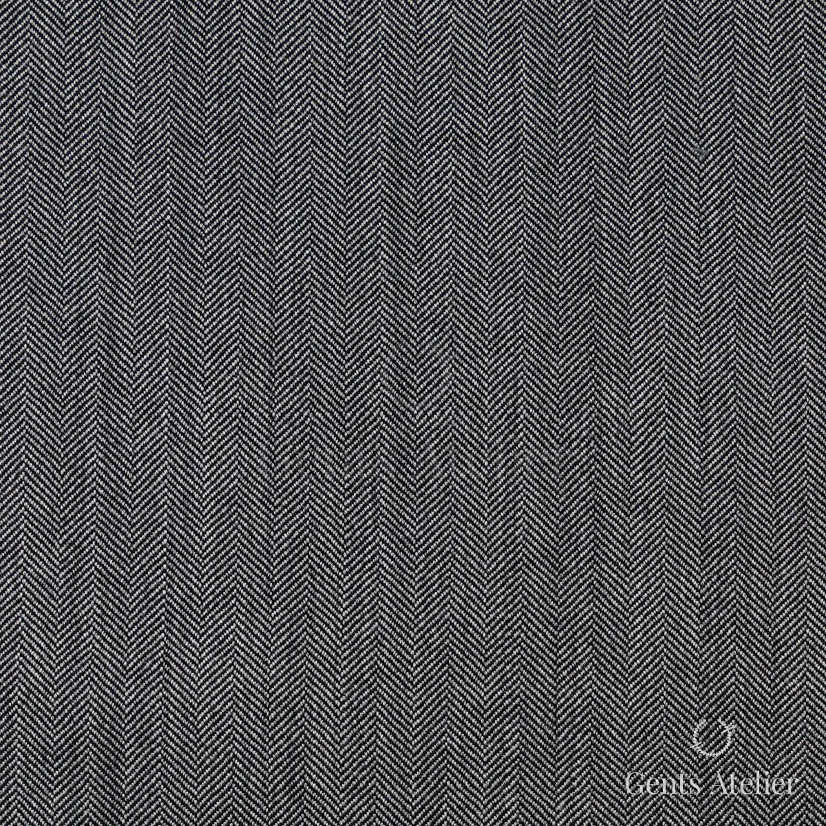 Костюм из Stylbiella 34822 — серый меланж, ёлочка, 100%WO