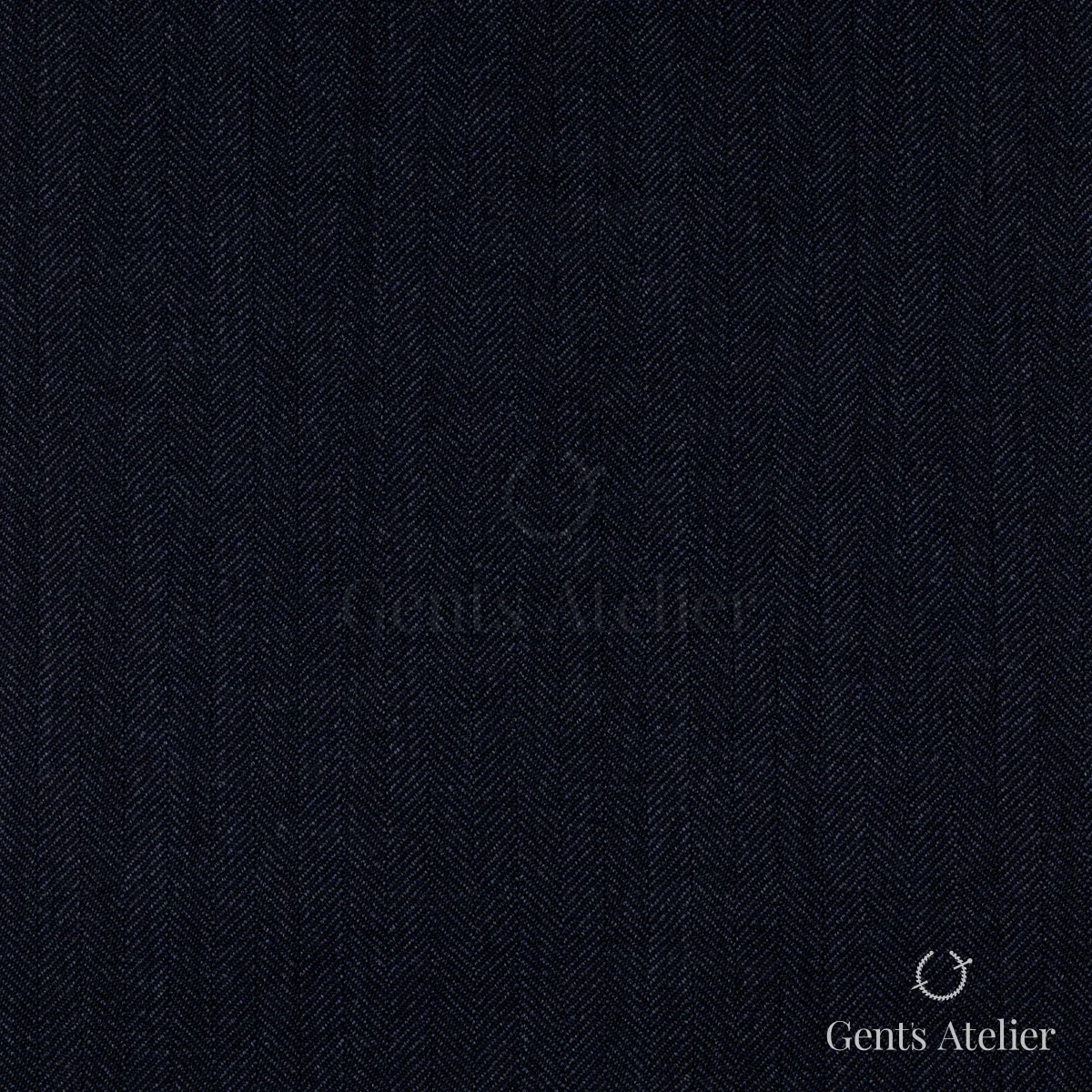 Костюм из Stylbiella 34825 — тёмно-синий меланж в ёлочку, 100%WO