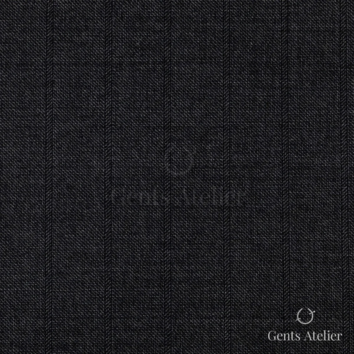 Костюм из Stylbiella 34830 — тёмно-серый (антрацит) в ёлочку с вертикальными группами, 100%WO