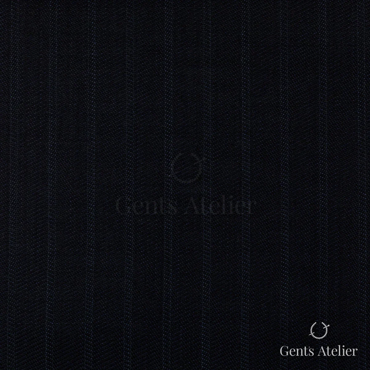 Костюм из Stylbiella 34834 — тёмно-синий в тонкую полоску, 100%WO