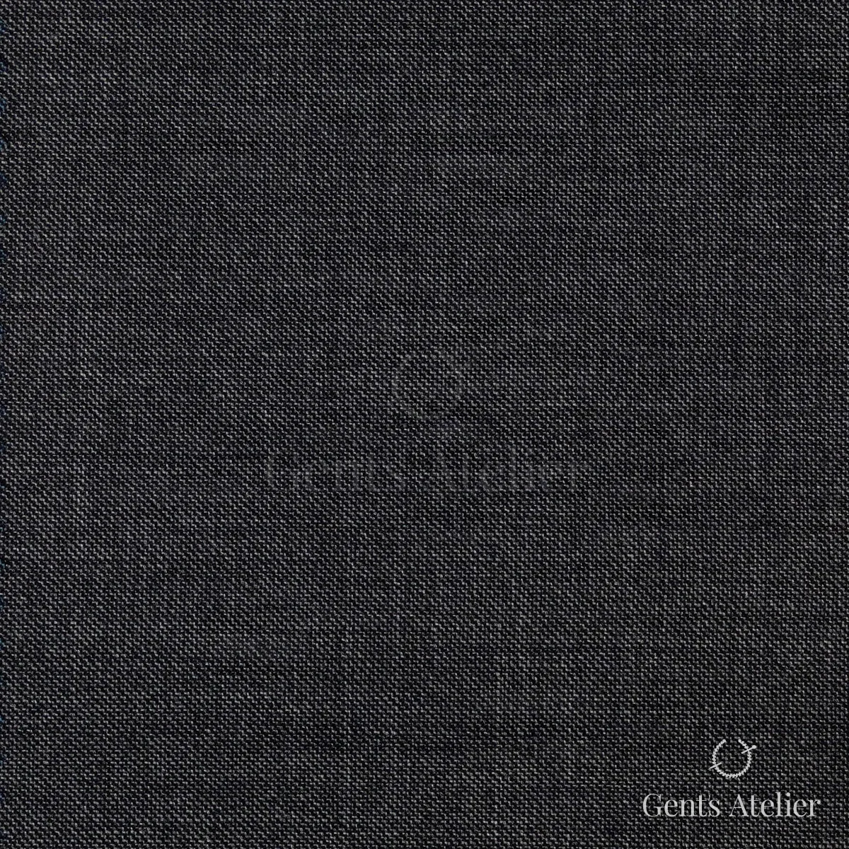 Костюм из Stylbiella 34837 — тёмно-серый меланж с холодным синим отливом, 100%WO
