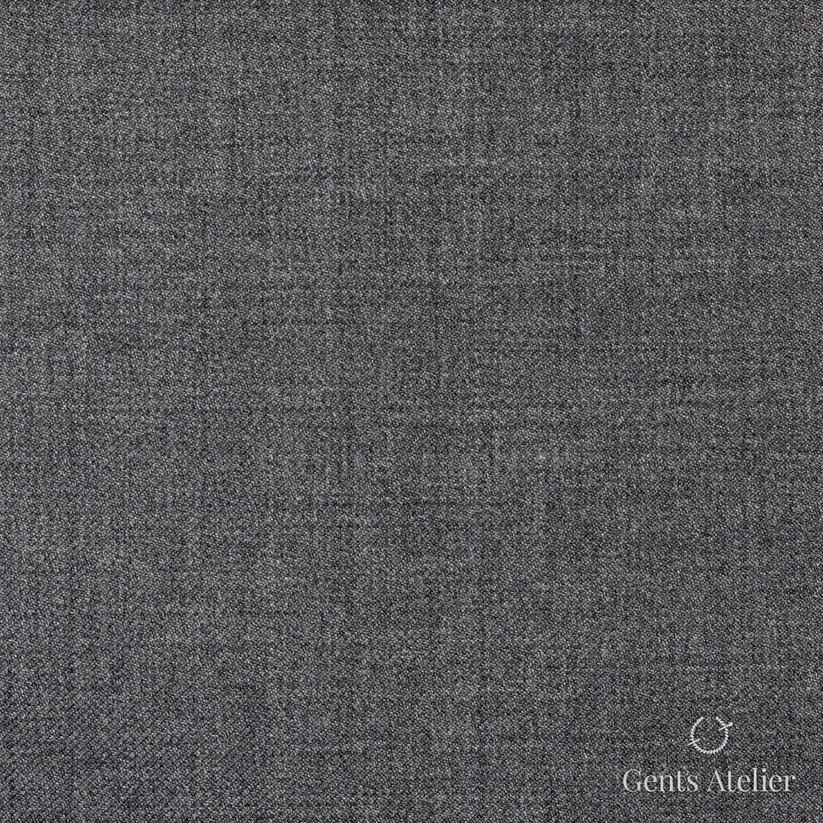 Костюм из Stylbiella 34855 — серый меланж с эффектом твила, 100%WO
