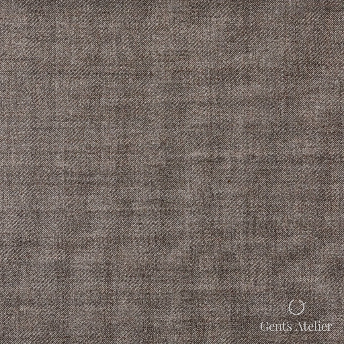 Костюм из Stylbiella 34859 — серо-коричневый меланж, 100%WO
