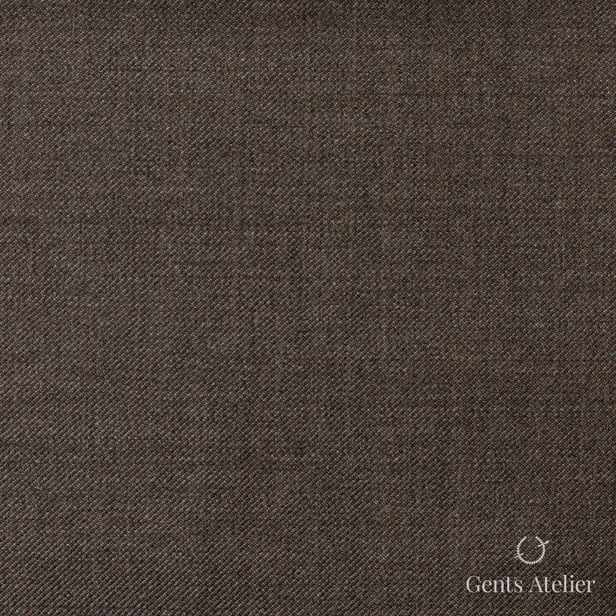 Костюм из Stylbiella 34860 — тёмно-коричневый меланж, 100%WO