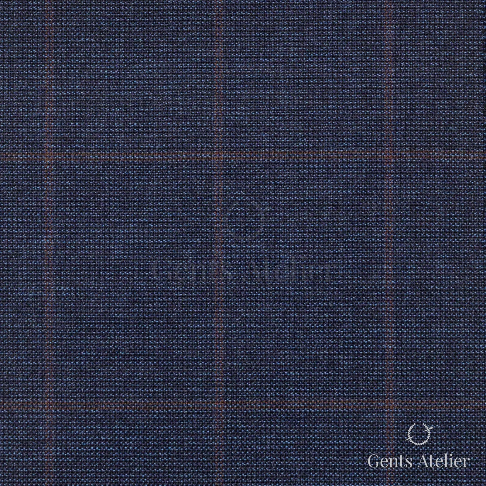Зимний костюм из Vitale Barberis Canonico 1022151 — тёмно-синий, 100% Шерсть