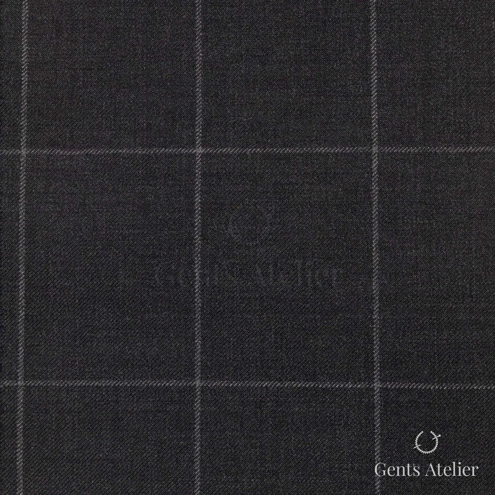 Костюм из Vitale Barberis Canonico 1230004 — тёмно-серый, 100% Шерсть