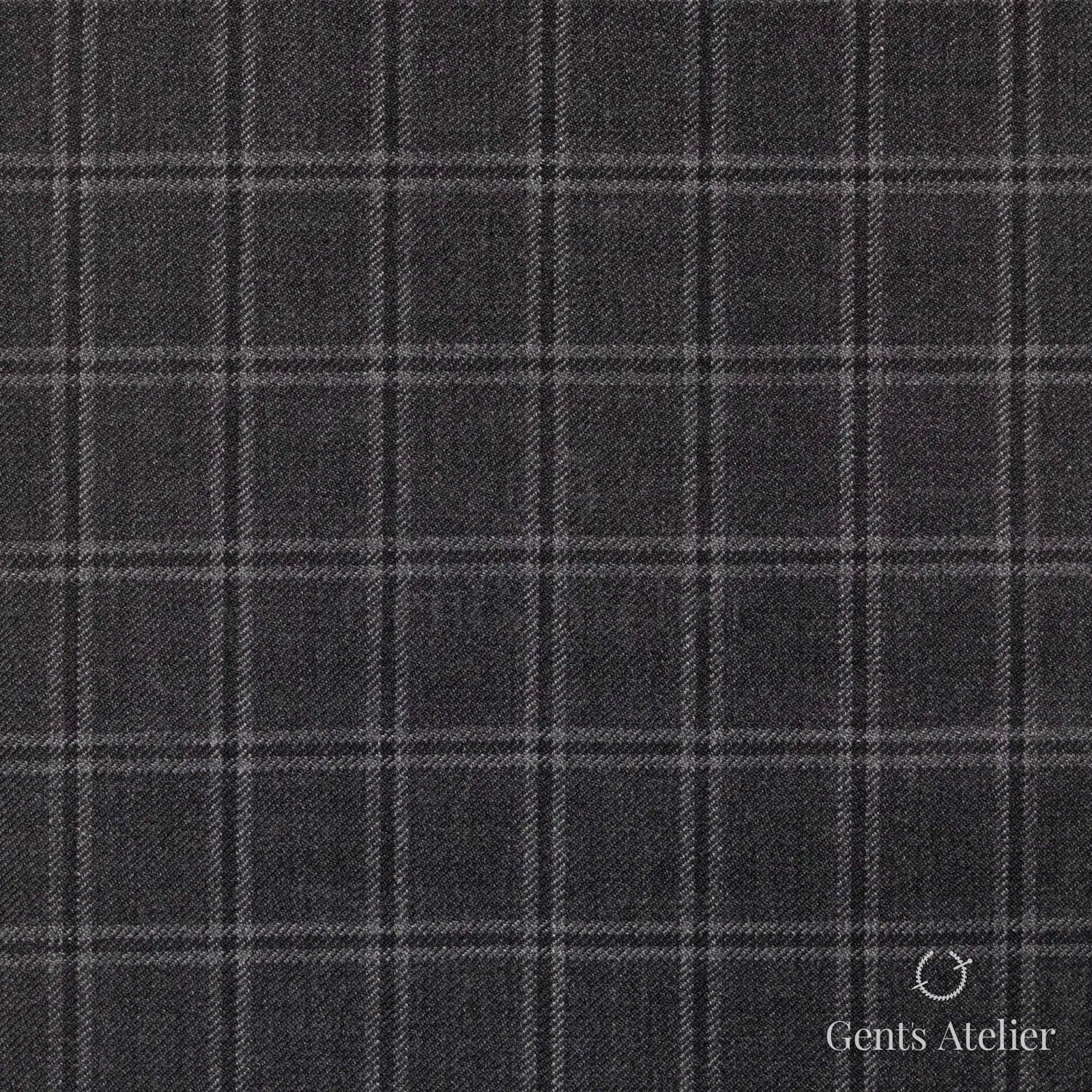 Костюм из Vitale Barberis Canonico 1230007 — тёмно-серый, 100% Шерсть