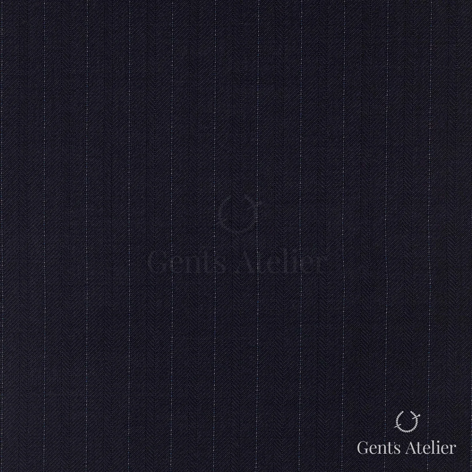Костюм из Vitale Barberis Canonico 1230119 — тёмно-синий с полосой, 100% Шерсть
