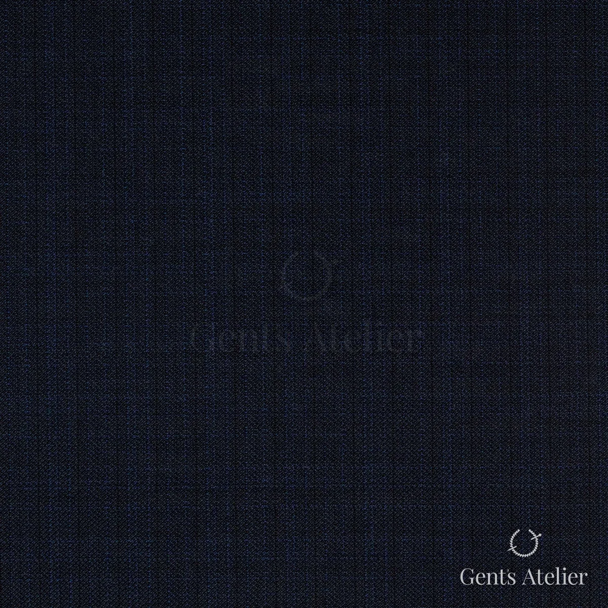Костюм из Vitale Barberis Canonico 8007 — тёмно-синий меланж, 100% Шерсть