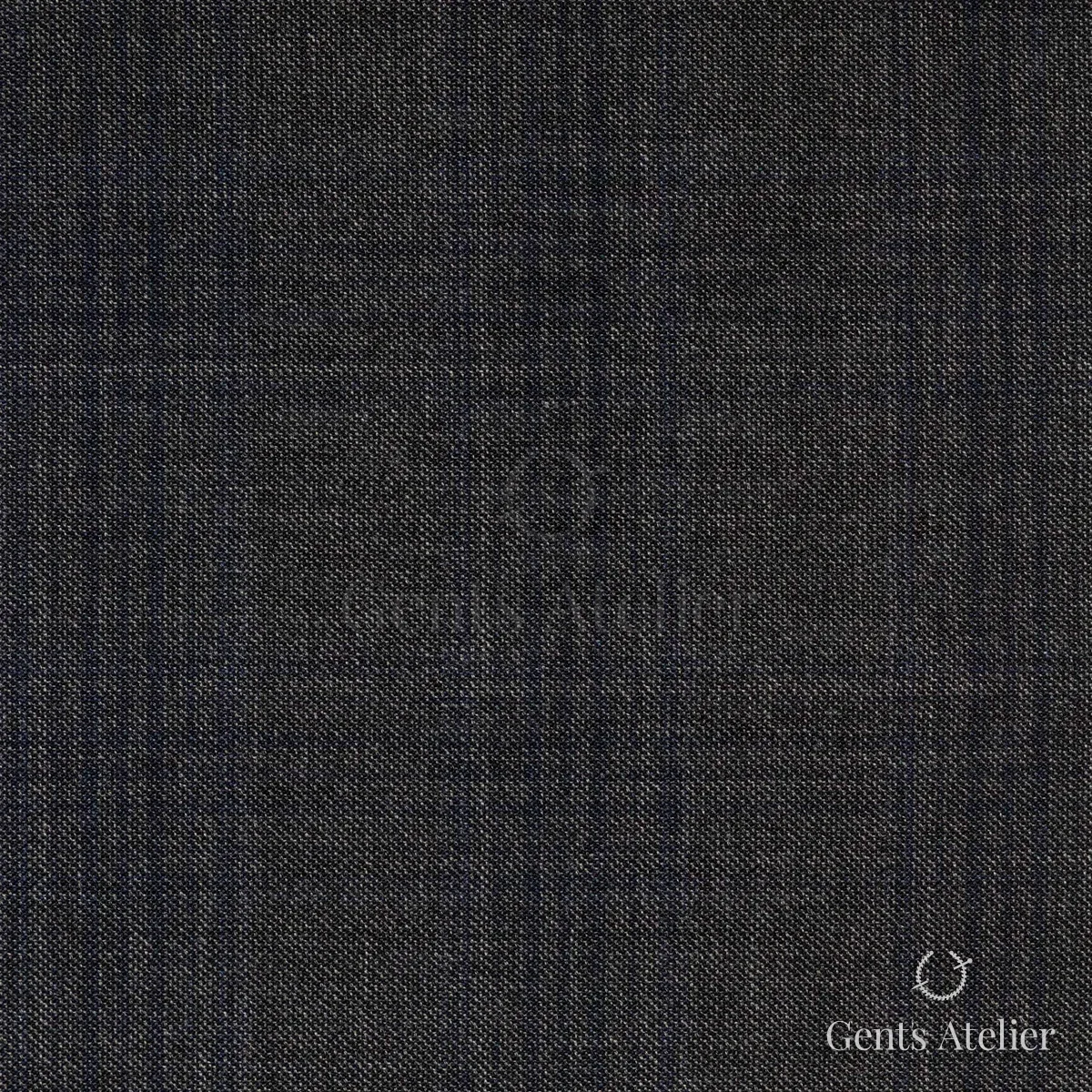 Костюм из Vitale Barberis Canonico 8019 — угольно-серый (почти чёрный), 100% Шерсть