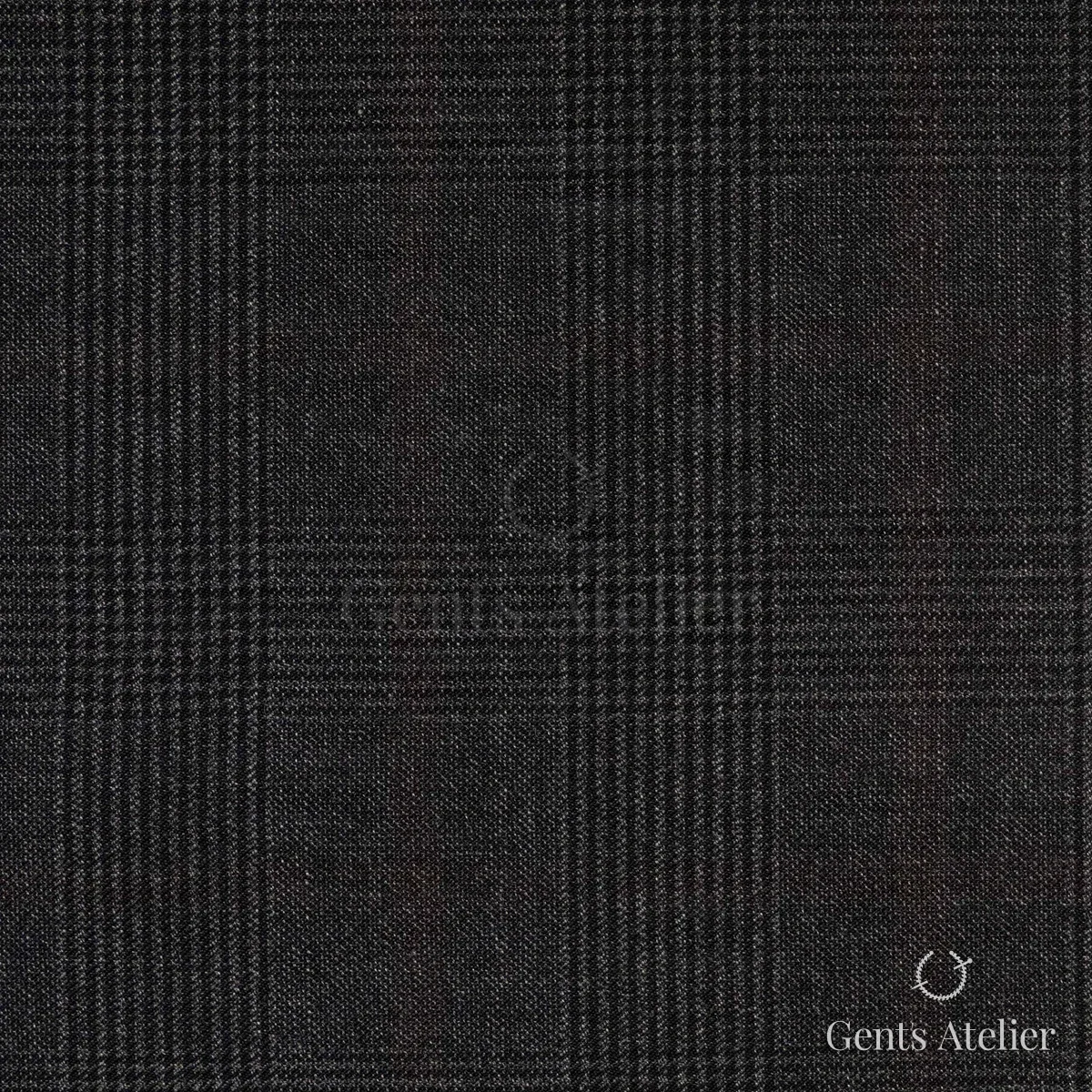 Костюм из Vitale Barberis Canonico 8022 — тёмно-серый в клетку, 100% Шерсть
