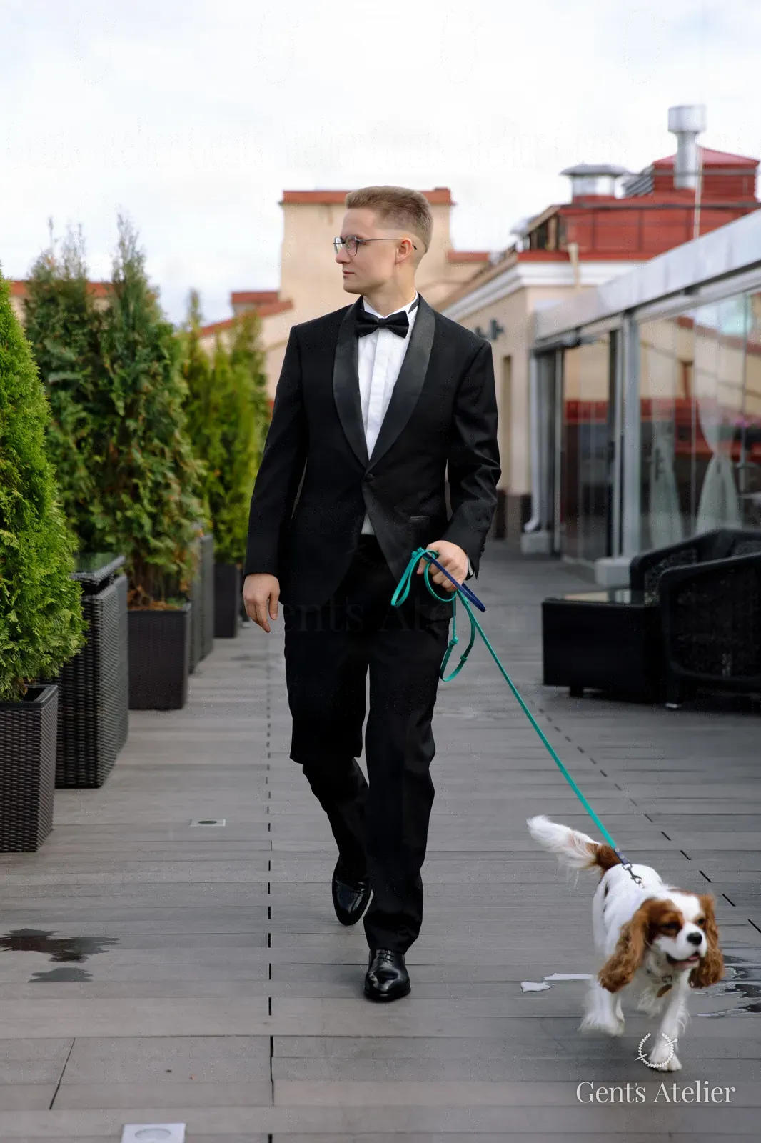 Чёрный смокинг для дресс-кода black tie